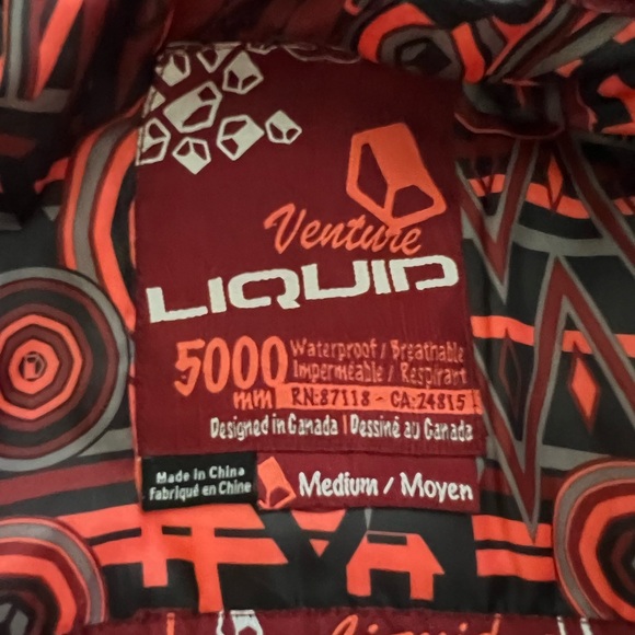 Venture Liquid 5000 Waterproof Ski Snowboard Jacket  Insulated Breathable M - Picture 3 of 13